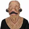 Halloween Latex Fischmonster Maske mit Handschuhen für Kostüm, Rollenspiel und Horror-Events