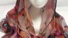 Ethnic Style Satin Polyester Shawl With Warmth Sun Shade For Women