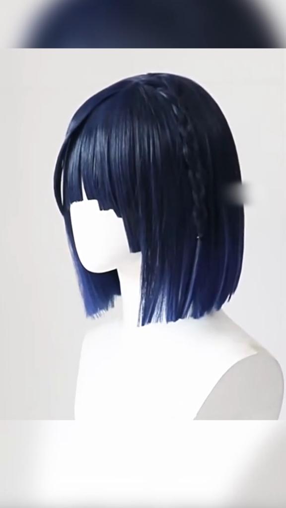 Genshin Impact Yelan Wig Cosplay Prop Heat-resistant Adjustable