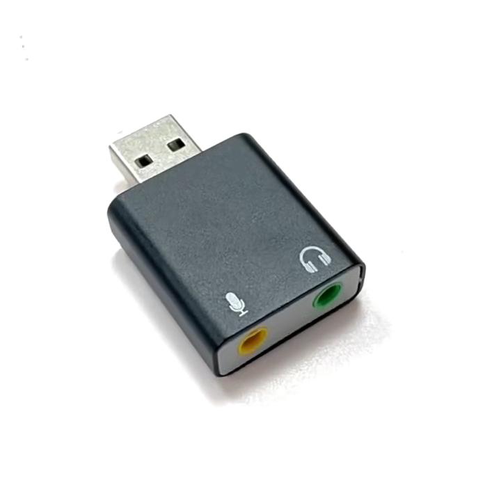 USB-Kopfhörerkonverter ohne Treiber, USB-zu-3,5-mm-Computer-Audiokabel, Apple-Mikrofonadapter, externe Soundkarte