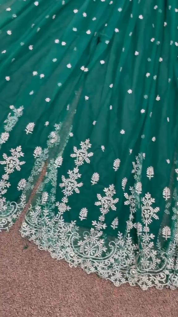 Presenting New Party Were Beautiful Heavy Embroidery Work Top-plazzo with Dupatta