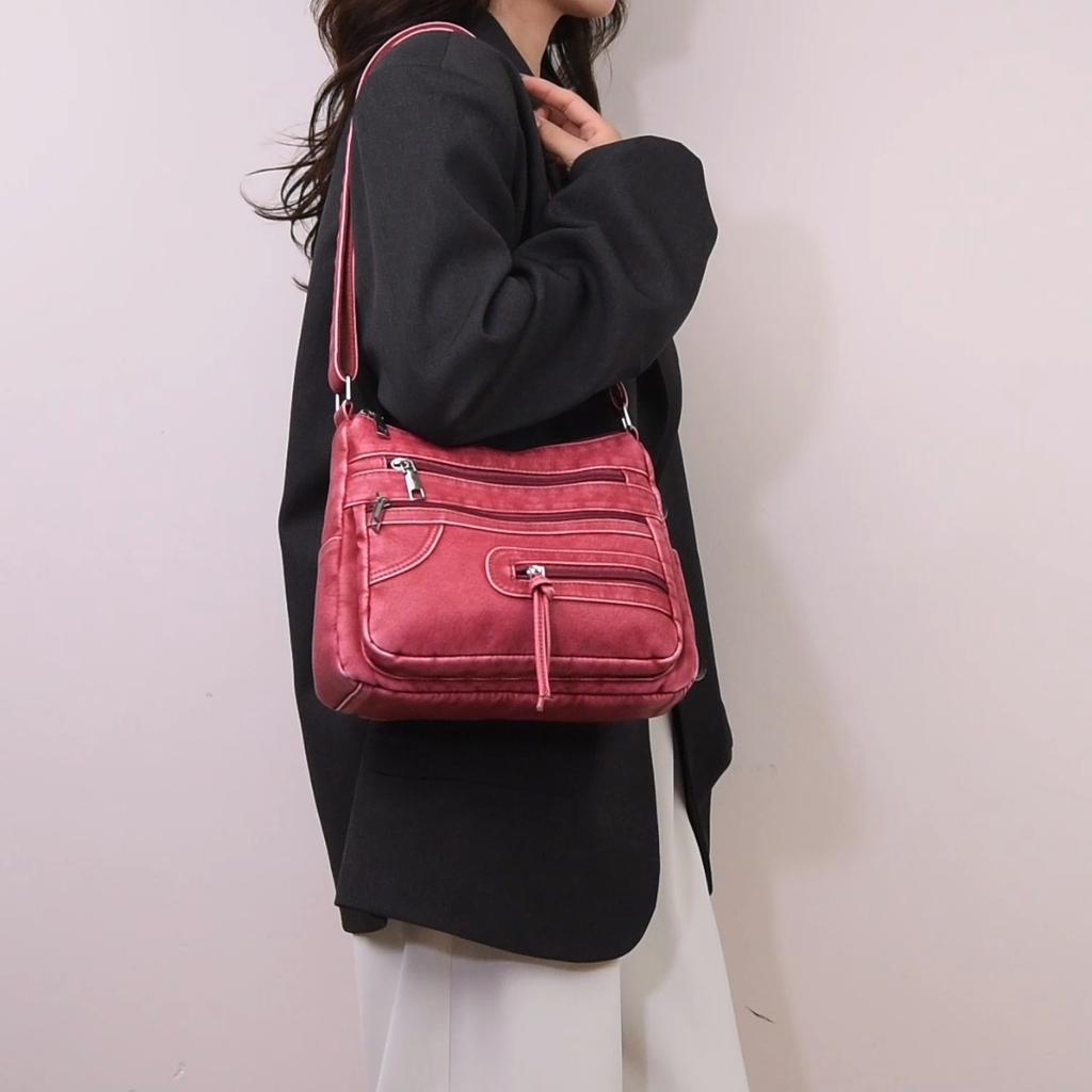 Mother Bag Women's Crossbody Bag Soft Leather Large Capacity Shoulder Bag