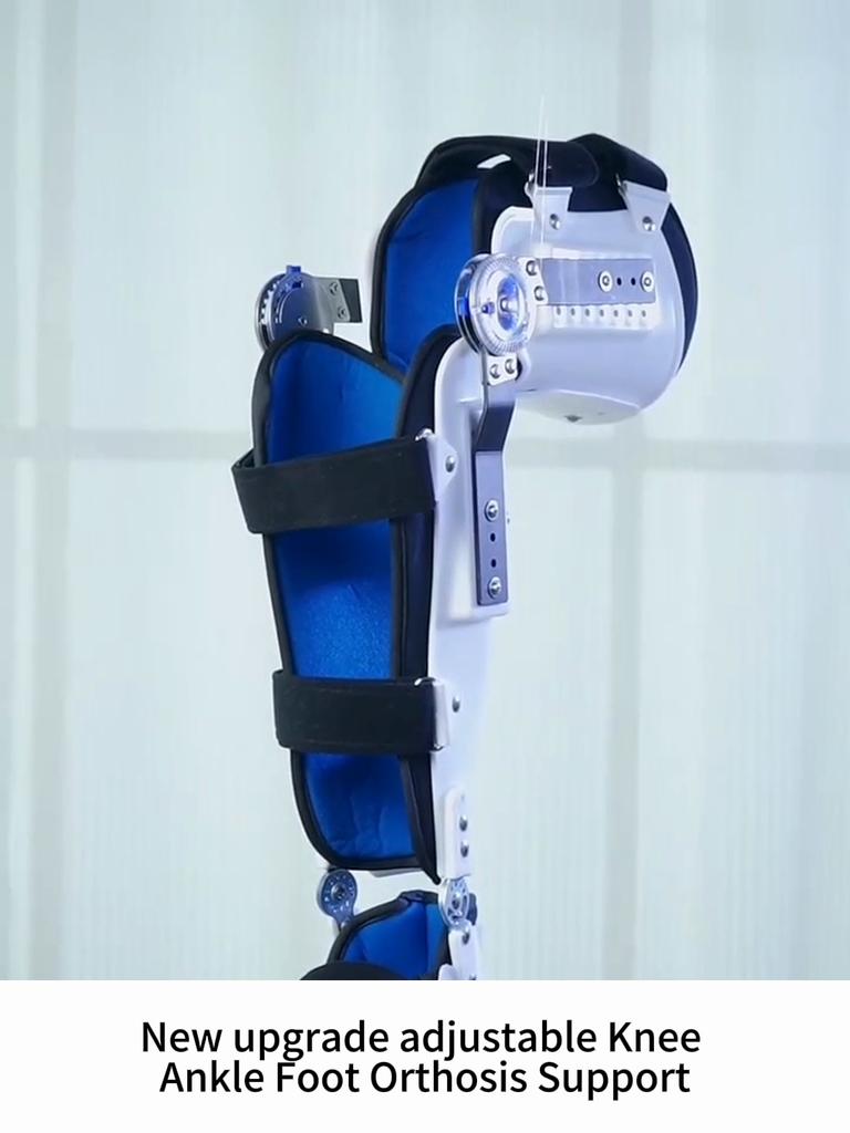 Adjustable Knee Ankle Foot Orthosis Support Lower Limbs Brace Fracture Protector Leg Joint Support Ligament Rehabilitation Care