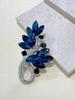 Luxury Crystal Personalized Brooch High-end Women's New Full Diamond Corsage Light Luxury High-end Pin Suit Accessories