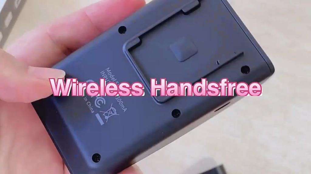 Bluetooth Handsfree Car Kit 5.0 Sun Visor Clip Wireless Audio Receiver Speakerphone Loud Speaker Music Player Dual Microphone