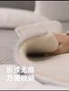 Sweet Flower Pattern Plush Absorbent Floor Mat Carpet For Home Use