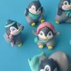 6Pcs Cartoon Cute Animal Penguin Miniatures Mini Figures DIY Fairy Garden Decoration Moss Terrarium Micro Landscape