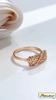 Vintage Hohlringe für Frauen Kinel Roségold Farbe Trendiger Schmuck