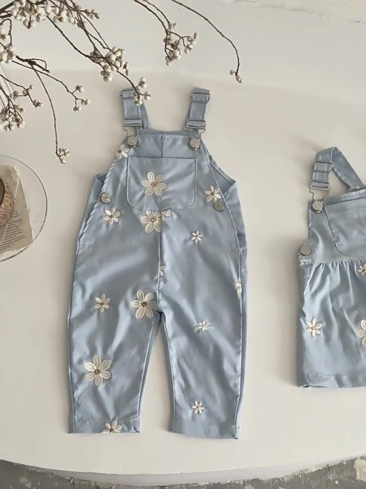 Baby Girl Romper Set, Fashion Overalls Jumpsuit Infant Outfit Home Outdoor One Piece Bodysuit