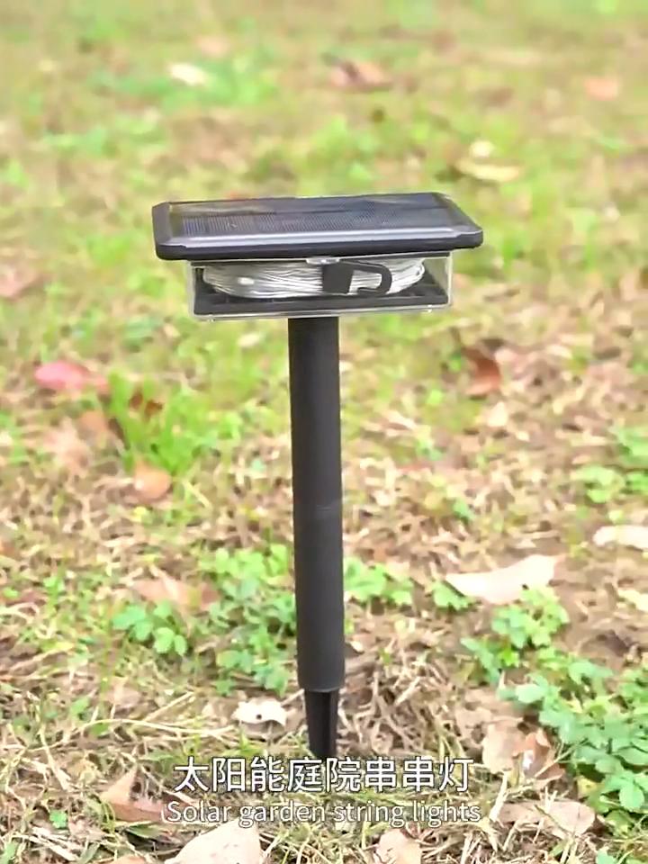 LED Solar String Lights Fairy Camping String Lamp Waterproof LED Outdoor Solar Garden Lawm Lights for Party Pergola Backyard