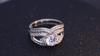 Lindon Classic 925 Sterling Silver Zircon Ring Ladies Jewelry Wedding Promise Party Gift