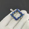 Natural Lapis Lazuli Gemstone Silver Pendant in 925 Sterling Silver- Handmade Design, Everyday Wear Jewelry, Unique Pendant Party Wear Gift