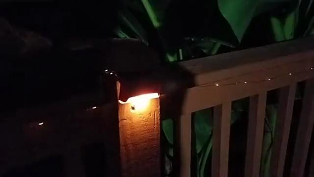 4 Solar Outdoor Deck Lights,Outdoor LED Decorative Lights,Garden Walk Lights,Outdoor Fence Lights,Outdoor Stairs, Steps