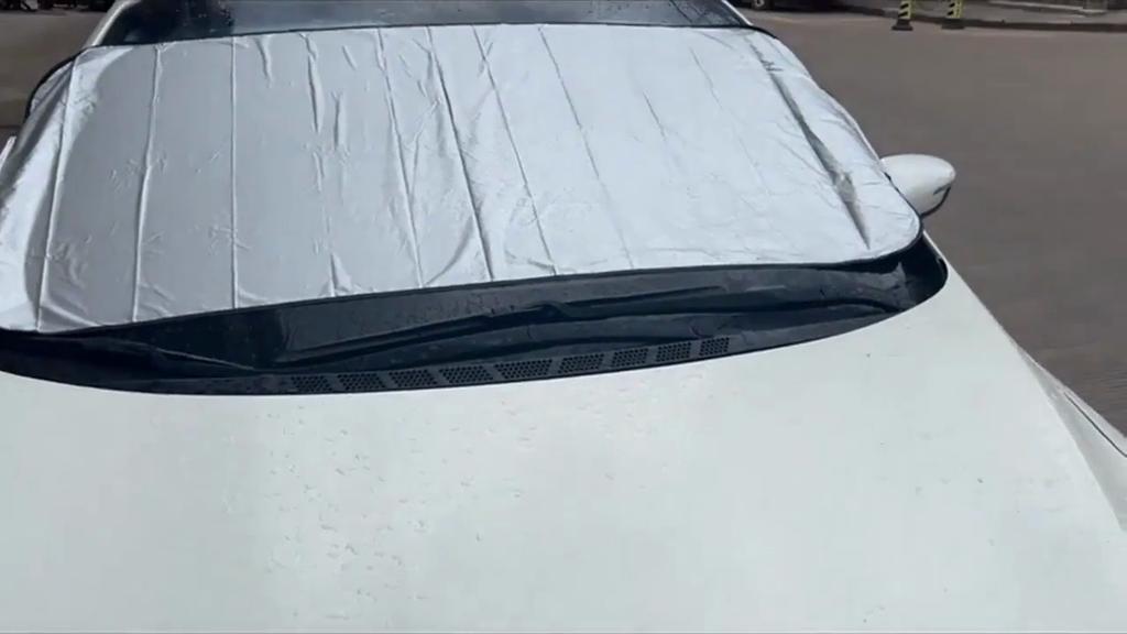 Car Windscreen Cover Front Cover Anti Snow Frost Sun Shield Dust Protector Heat Sun Mat Car Window Screen Cover