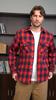 Cozy Up Men's Casual Plaid Flannel Long Sleeve Button Down Shirt