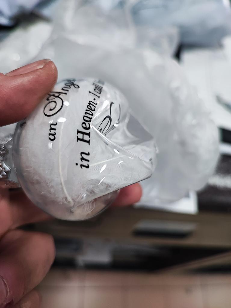 Palline di memoria personalizzate Regali di Natale Palline Angelo in cielo Ornamento Commemorare gli ornamenti di mamma papà figlio Nonna Nonno Fratello – acquista a prezzi convenienti sul marketplace