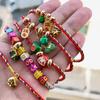 Metal Charms Loong Boat Festival Zongzi Smiling Face Pendant for Jewelry Making DIY Bracelet Necklace