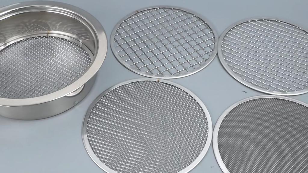 Stainless Steel Soil Sieve Set with 5 Interchangeable Meshes,Multifunctional Garden Sifter for Compost,Sand,Bonsai