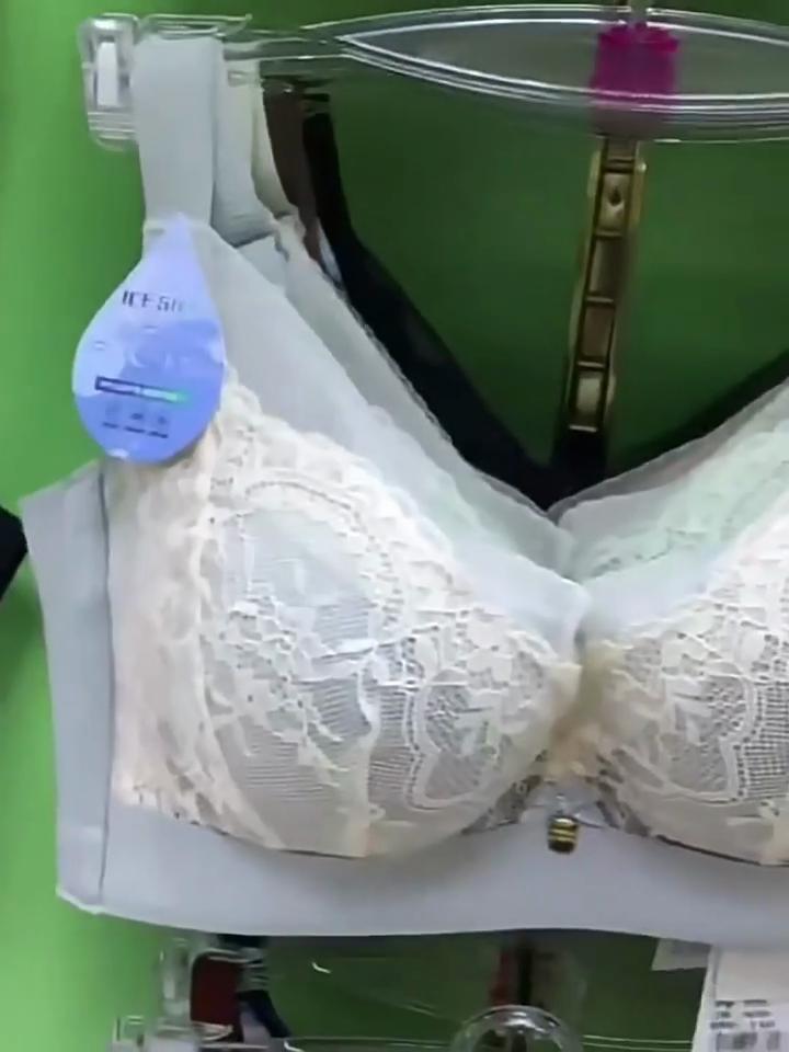 Sexy Lace Adjustable Bra Gathered and Breathable No-rim Side-lifting Bra To Prevent Breast Sagging