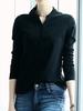 Pure Cotton Long-sleeved T-shirt Women's Stand-up Collar Bottoming Shirt Autumn New Korean Style Fashion Top