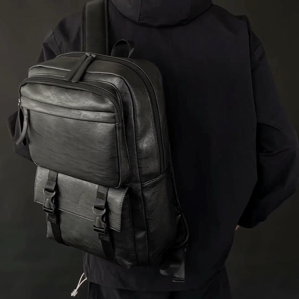 Men's Business Travel Large Capacity Backpack Water-repellent Multifunctional Backpack Commuter Lightweight Backpack