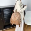 Women's Soft Leather Backpack Commuter Backpack Multifunctional Shoulder Bag