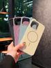 Luxury Liquid Silicone For Magsafe Case for iPhone 16 15 14 13 12 11 Pro Max Plus Magnetic Wireless Charging Soft Phone Cover