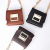 Mini Waist Bag With Chain Strap For Men And Women In Pu Material For Street Style Fashion