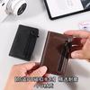 Men Wallet Money Bag Carbon Fiber Rfid Credit Card Holder Luxury Minimalistic Slim Thin Wallet Black Clutch Purse Male