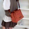 Nylon Shoulder Bag Women's Tote Bag Solid Color Portable Crossbody Bag