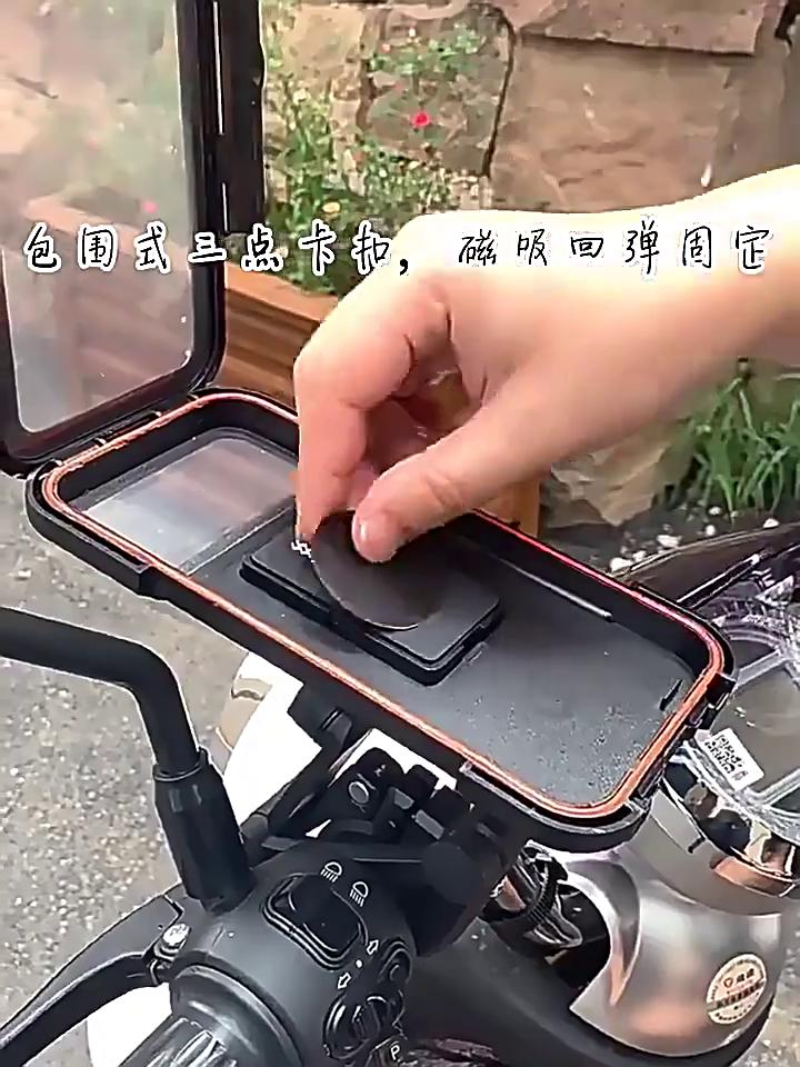 Waterproof Motorcycle Bike Mobile Phone Holder Support Universal Bicycle GPS 360° Adjustable Motorcycle Cellphone Holder For Iphone Samsung Xiaomi
