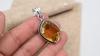 Citrin Topaz 925 Argint Solid Bijuterii Handmade Frumoase Gemstone Pretty Pandantiv