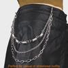 Punk Metal Chain Belt For Men And Women Summer Fashion Accessory With Spring Multilayer Design