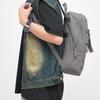 Men Solid Color Backpack Women's Large Capacity Lightweight Backpack Student Travel Bag