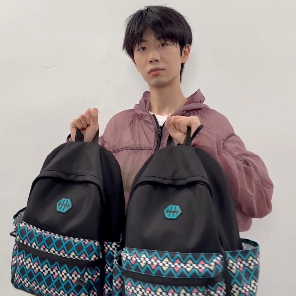 Men Waterproof Backpack Women Printed Travel Backpack Large Capacity Student School Bag