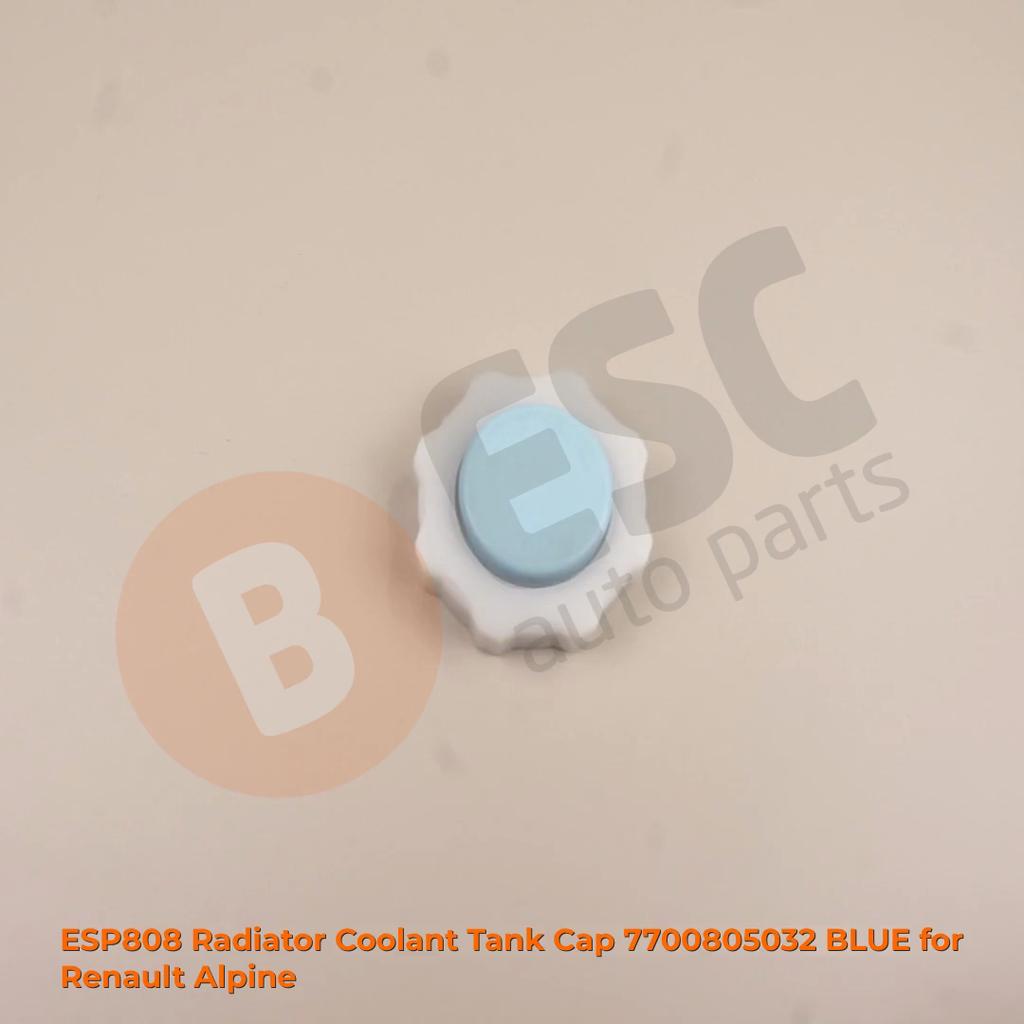 ESC Auto Parts ESP808 Radiator Coolant Tank Cap 7700805032 BLUE for Renault Alpine Fast Shipment Free Shipment Ship From Turkey