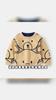 Boys Cartoon Bear Sweatshirt Crewneck Long Sleeve Pullover Casual Autumn Top Fashion Clothing for Toddler and Kids