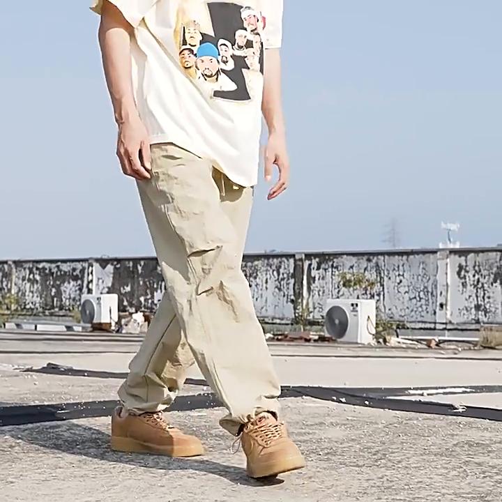 Men's Oversized Spring Summer Sports Casual Trousers Sweatpants Jogging Cargo Pants For Men Baggy Wide Leg Pants Men Streewear Korean Clothes
