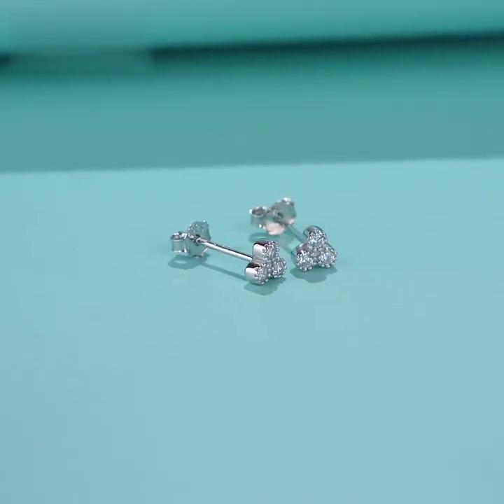 Tancise 925 Sterling Silver Zircon Earrings Drop Earrings For Women Wedding Party Gifts