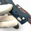 DIY Handle Patch G10 Composite Material Handmade Tool Parts Household Manual Butterfly Knife BM 550 / 551 Handle with Support Shaft Screw Accessories
