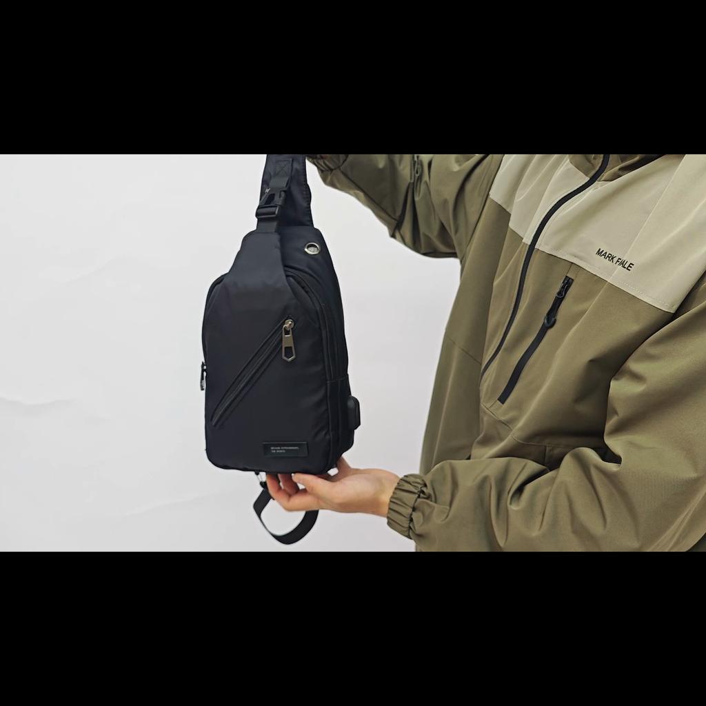 Multifunctional Men's Chest Bag Outdoor Business Shoulder Mobile Phone Bag Water-repellent Riding Crossbody Bag