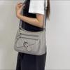 Vintage Women's Shoulder Bag Large Capacity PU Middle-aged Mother Bag