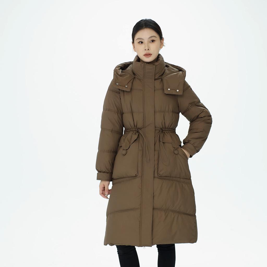 Winter Long Coats for Women Plus Size Parkas Hooded 2024 Elegant Loose Thick Warm Outerwears Lady Jackets