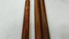 Walking Stick: Brass Handle Wooden Cane