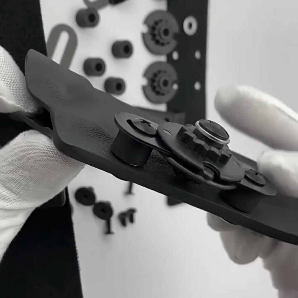 1 készlet MOLLE-LOK rendszer hüvelyes hátsó kapocs K hüvely derékkapocs KYDEX hüvely hordkapocs K hüvely MOLLE csat csavarokkal