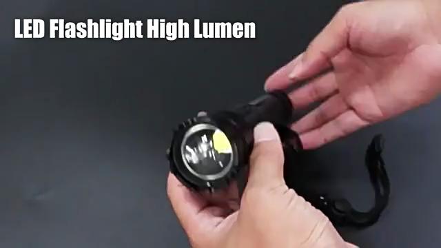 1 powerful tactical rechargeable LED flashlight, 7-mode high brightness flashlight,suitable for emergency situations, hiking, camping, camping