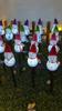 Solar Bodenleuchten Weihnachts Schneemann Dekoration Atmosphäre Nachtlicht Außen Garten Garten EVA Reiskorn Schneemann