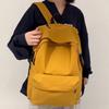 Men Large Capacity Backpack Women Solid Color Backpack Junior Senior High School Student Schoolbag