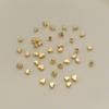 Copper Cross Hole Heart Spacer Beads For DIY Jewelry Making Craft Accessories