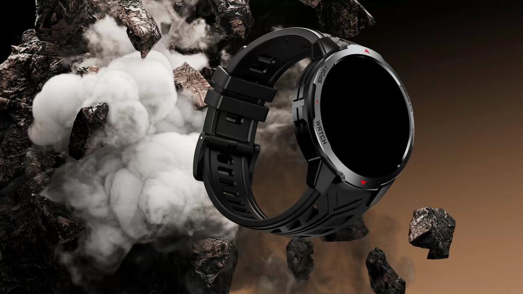 2025 New 1.7-inch Smart Watch Men 1100mAh High-Capacity Battery LED Torch & Compass 3ATM & IP68 Bluetooth Call Sports Smartwatch